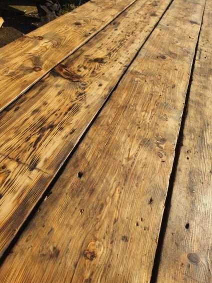 Reclaimed Victorian Floorboards Sanded & Finished